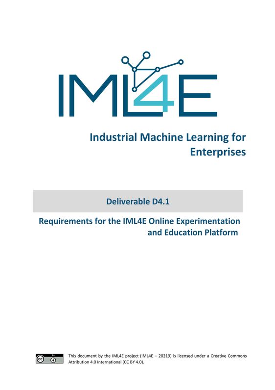 IML4E-D4.1-V1.0-Requirements-for-the-IML4E-online-experimentation-and-training-platform_Bild.jpg, 2480/3508 Requirements for the IML4E Online Experimentation and Education Platform - Deliverable D4.1